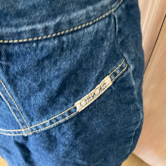 Vintage Denim Midi Skirt pencil straight seamed Y2K 90’s western festival Small - Picture 3 of 15